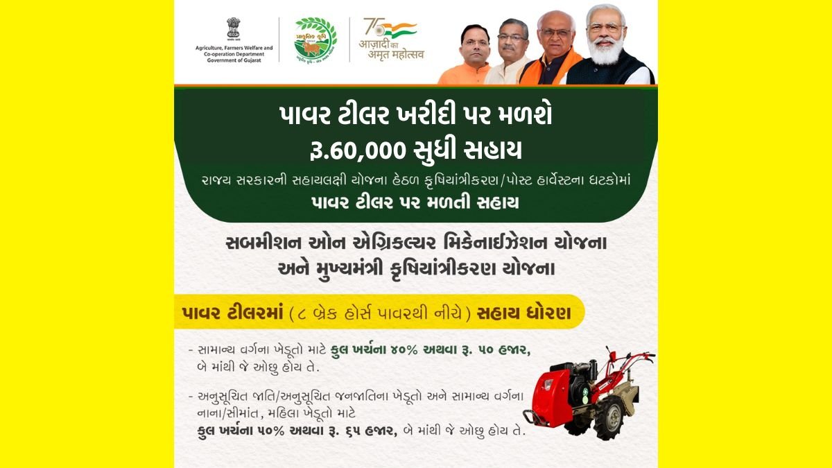 power tiller sahay yojana gujarat